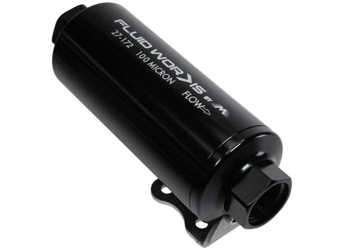 Fluidworks 12GPM Pre Fuel Filter w/ Mount (100 Micron) - Motion Raceworks