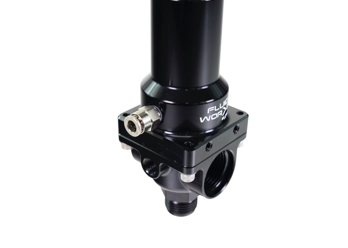 Fluidworks 21-32 GPM Fuel Pressure Regulator 180 Degree