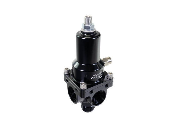 Fluidworks 7-20 gpm Fuel Pressure Regulator 90 Degree - Motion Raceworks