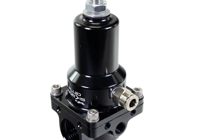 Fluidworks 7-20 gpm Fuel Pressure Regulator 90 Degree - Motion Raceworks