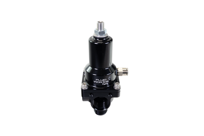 Fluidworks 7-20 gpm Fuel Pressure Regulator 90 Degree - Motion Raceworks