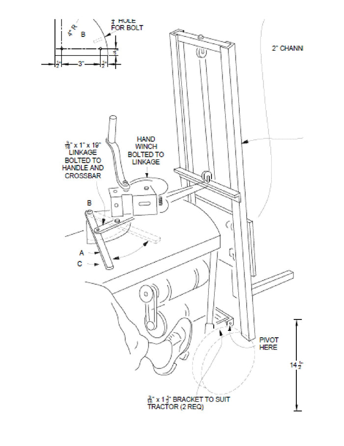 Forklift Attachment For Tractor DIY Plans - Material Handling Lifting