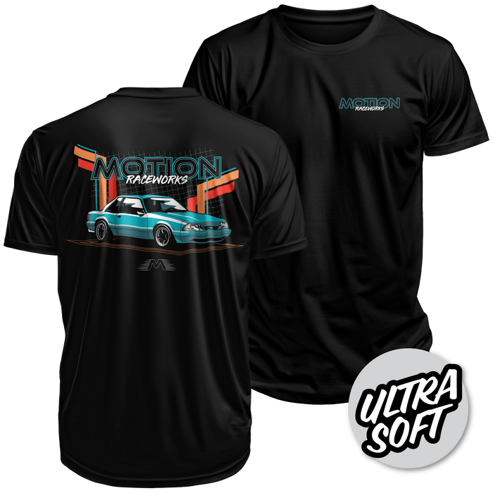 80s Retro Fox Body Shirt (District Material) - Motion Raceworks