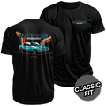80s Retro Fox Body Shirt (Gildan Dry Blend) - Motion Raceworks