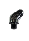 Fragola -10 AN x 3/8" NPT 45° Adapter 482311-BL - Motion Raceworks