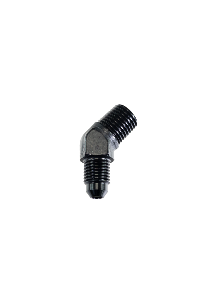 Fragola -4 AN x 1/4" NPT 45° Adapter 482344-BL - Motion Raceworks