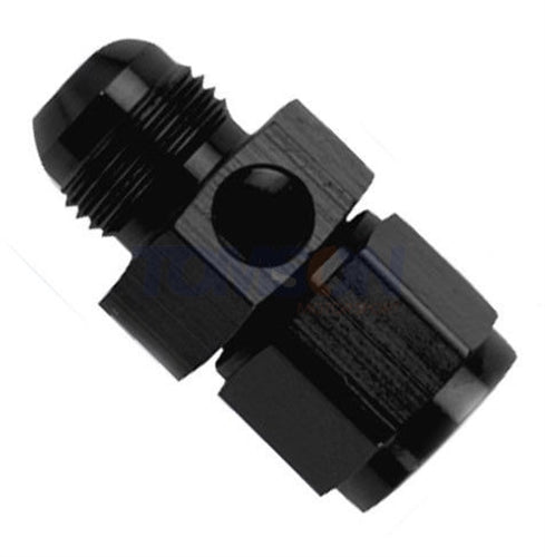 Fragola -6 AN Male To -6 AN Female Gauge Adapter w/ 1/8 NPT Port 495005-BL-Fragola-Motion Raceworks