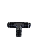 Fragola -6 AN x 1/4 NPT Tee Pipe On Side 482506-BL - Motion Raceworks