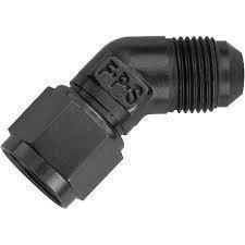 Fragola -8 AN Female To -8 AN Male 45° Swivel 498004-BL-Fragola-Motion Raceworks