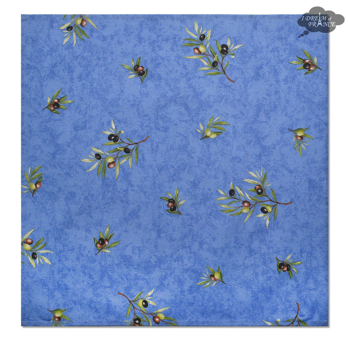 French Provencal napkin - Cotton - Clos des Oliviers blue | Label France
