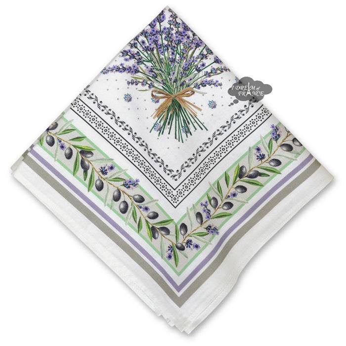 French Provencal napkin - Cotton - Lauris natural | Tissus Toselli