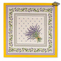 French Provencal napkin - Cotton - Lauris yellow | Tissus Toselli