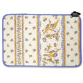 French Provencal placemat - Cotton - Moustiers blue & cream - Tissus Toselli