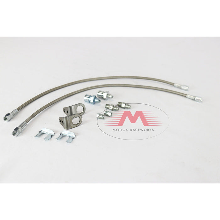 Front Brake Plumbing Kit for Aftermarket Brake Calipers-Motion Raceworks-Motion Raceworks