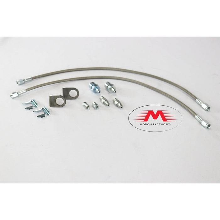 Front Brake Plumbing Kit for Aftermarket Brake Calipers-Motion Raceworks-Motion Raceworks