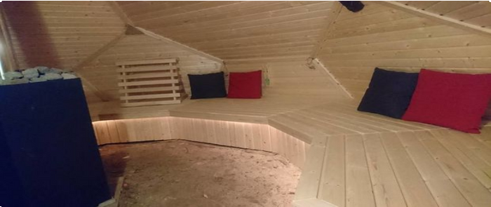 Geodome Outdoor Sauna Plans - 8 Person Outdoor DIY Backyard Structures Build Your Own
