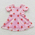 GSD0437 Apple Sequin Pink Girls Back to School Dress