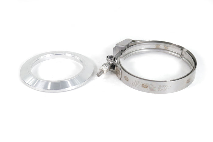GT42/47/55 Aluminum Compressor Outlet Flange/Clamp for 3" Tubing for S400, Garrett, Precision & More 21-11001M-Motion Raceworks-Motion Raceworks