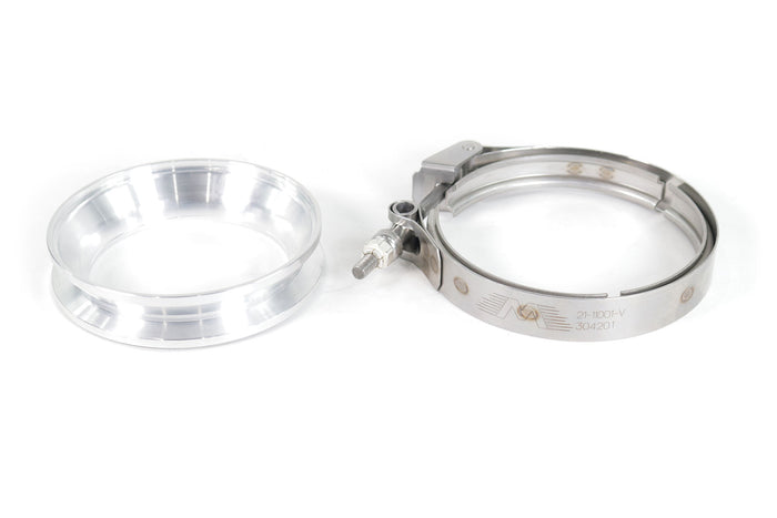 GT42/47/55 Aluminum Compressor Outlet Flange/Clamp for 4" Tubing for S400, Garrett, Precision & More 21-11003M-Motion Raceworks-Motion Raceworks
