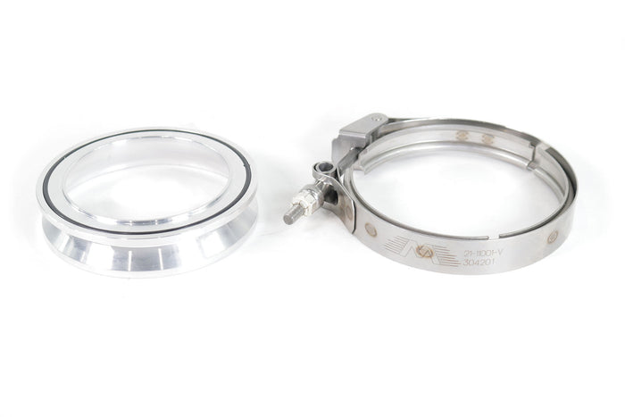 GT42/47/55 Aluminum Compressor Outlet Flange/Clamp for 4" Tubing for S400, Garrett, Precision & More 21-11003M-Motion Raceworks-Motion Raceworks