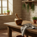 Handmade - Olive Wood Mortar and Pestle - Made in Tunisia