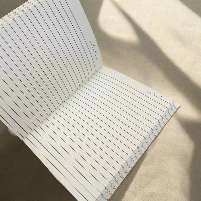 "If A Story" Handmade Leather Journal - 100% Handmade Paper - Sustainable, salvaged leather cover