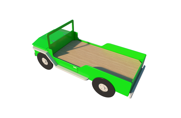 Jeep Safari Kids Bed Woodworking DIY Plans - Boys Bed Single Size Project Craft