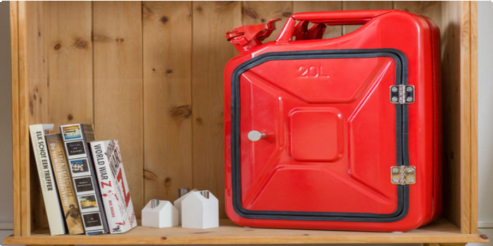 Jerry Can Bar Cabinet DIY Plans - Portable Canister Mini Bar Carrier Organizer