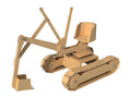 Kids Ride on Toy Excavator DIY Plans - Woodworking Backyard Children Excavator Digger