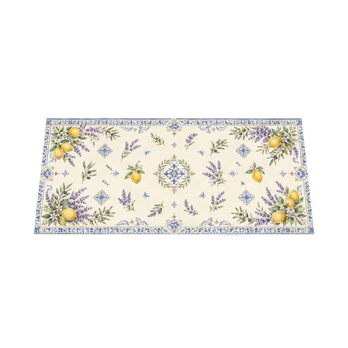 Lavender & Limone Limited-Edition Cotton-Linen Tablecloth