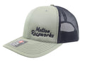 Light Green / Black Retro Snapback Hat