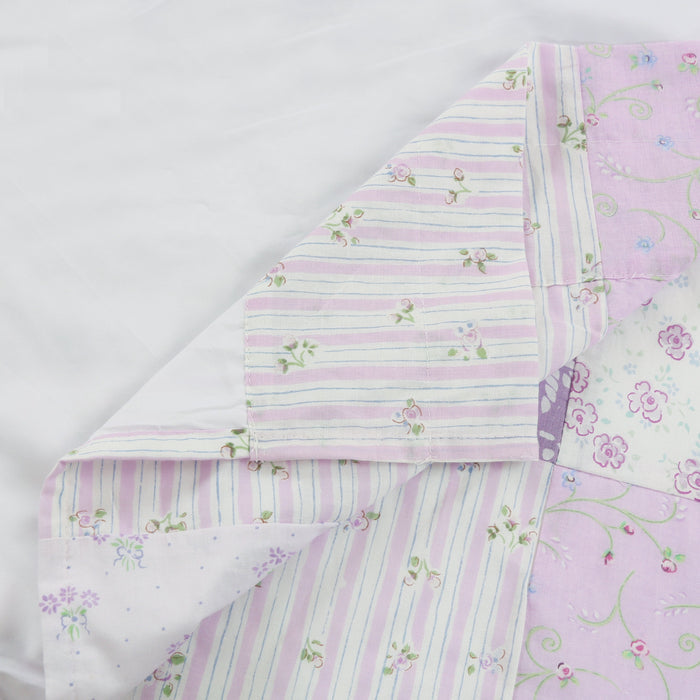 Love of Lilac Lavender Floral Patchwork Purple Window Valance