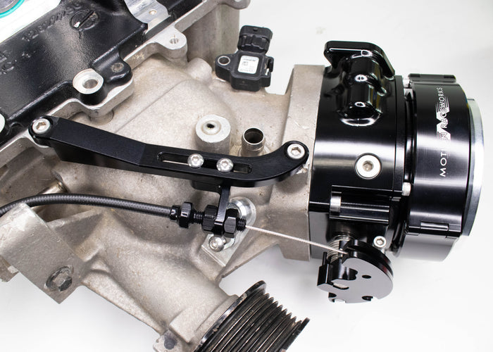 LSA Billet Throttle Cable Bracket (Motion Raceworks / Lokar Throttle Cable) 18-11004-2-Motion Raceworks-Motion Raceworks