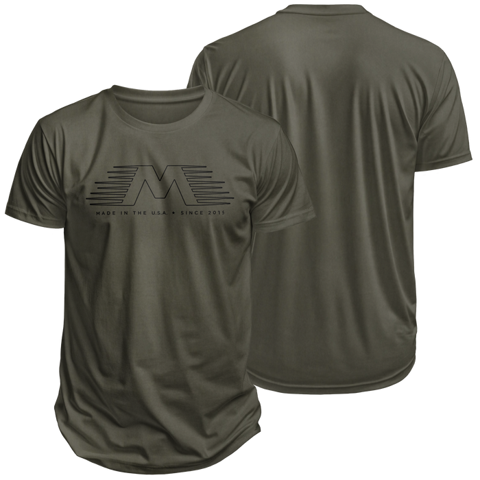 Green Flying M Shirt - Motion Raceworks