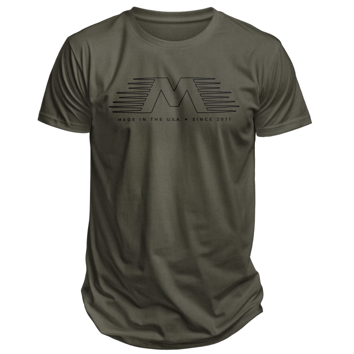 Green Flying M Shirt - Motion Raceworks