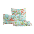 Mirage Paisley Floral Decor Throw Pillows (Set of 3)