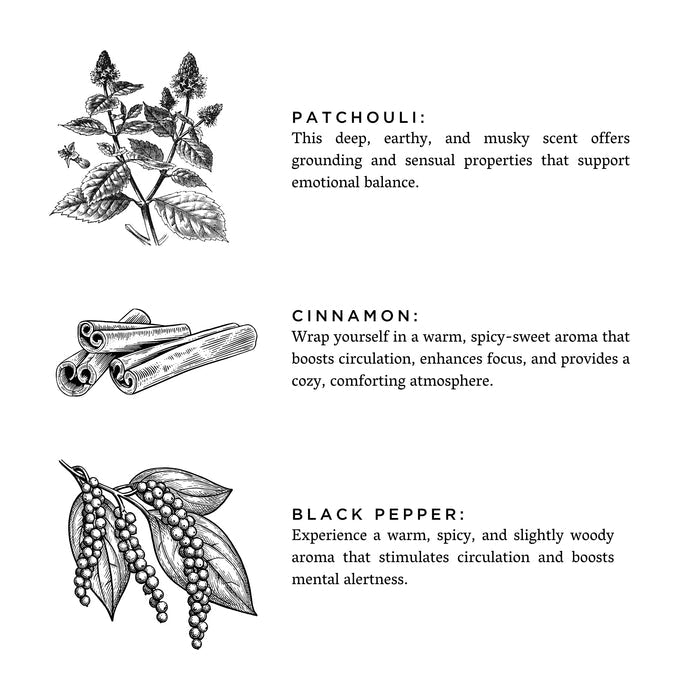 Moonglow - Signature Candle (Patchouli + Cinnamon + Black Pepper)