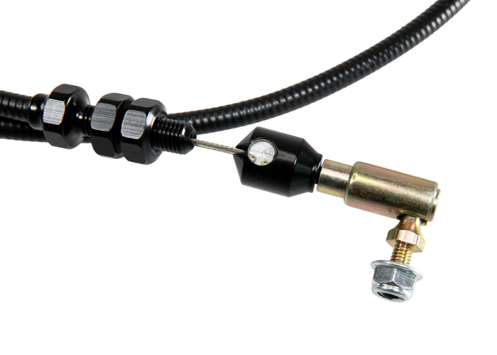 Motion Raceworks 48" Throttle Cable Carburetor Attachment w/ GM/Ford Pedal Attachment - Motion Raceworks