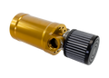 Motion Raceworks Top Loader Billet Oil Catch Can Gold Anodized ( Single 12 AN Port ) - Motion Raceworks