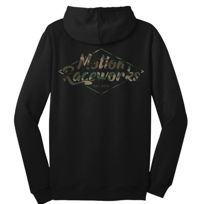 Motion Camo Print Zip Up Hoodie - Motion Raceworks