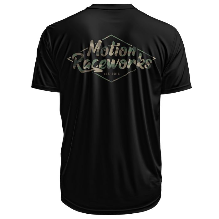 Motion Camoflauge Black Shirt District - Motion Raceworks