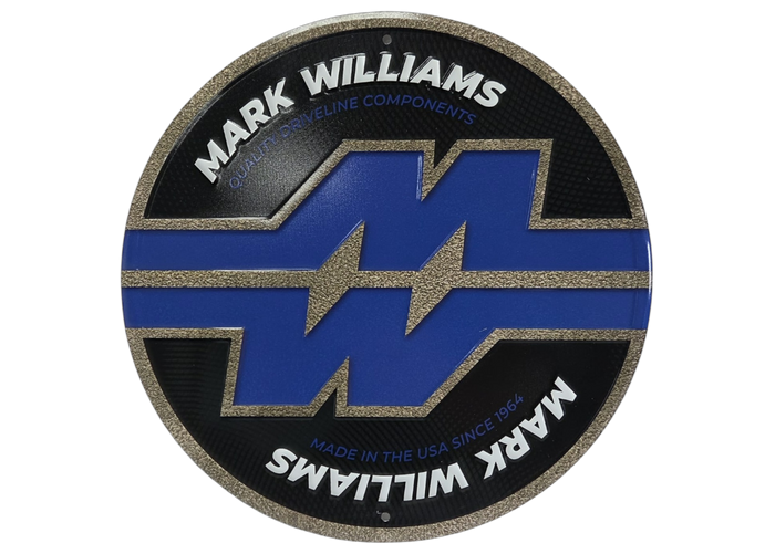 Mark Williams 12" Stamped Metal Sign - Motion Raceworks