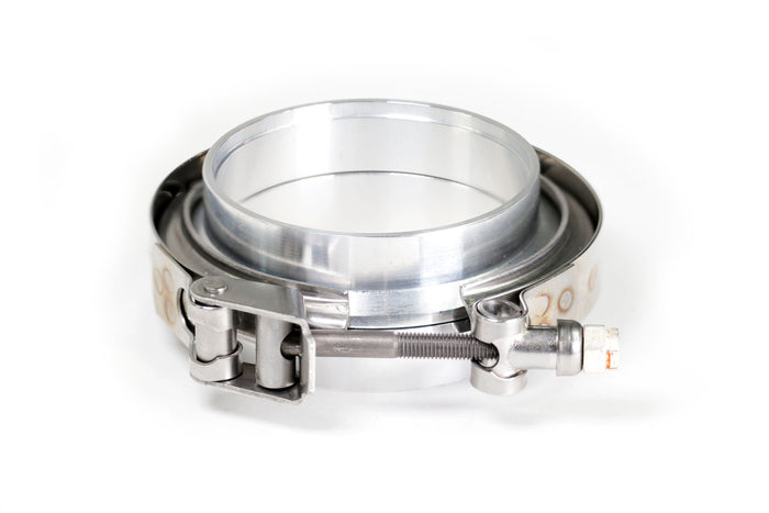 Motion Raceworks 4" Aluminum O-ring V-Band Set w/ Quick Release Clamp-Motion Raceworks-Motion Raceworks