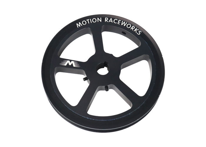 Motion Raceworks 56 Tooth 10mm wide (8mm HTD) Pulley for 5/8" Keyed Shaft - Motion Raceworks