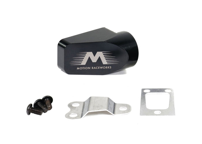Motion Raceworks Billet Valve Cover Breather / Oil Drain Black Anodized (Single) 32-120BLK-S-Motion Raceworks-Motion Raceworks