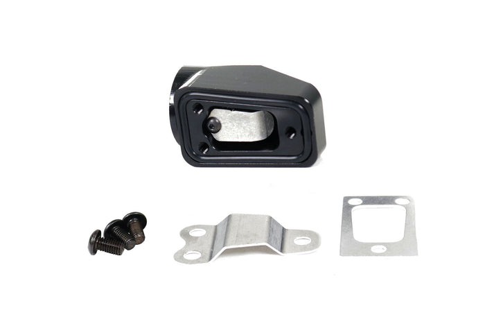 Motion Raceworks Billet Valve Cover Breather / Oil Drain Black Anodized (Single) 32-120BLK-S-Motion Raceworks-Motion Raceworks