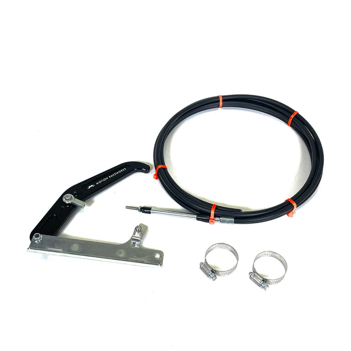 Motion Raceworks Black Billet Parachute Handle Release Lever & Cable Mount Kit 14-020BLK - Motion Raceworks