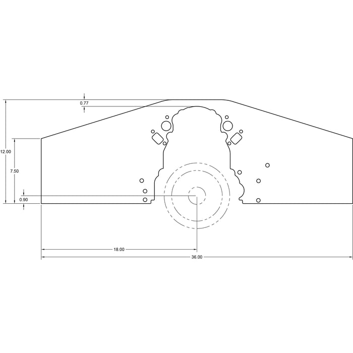 Motion Raceworks LS Motor Plate LS1 LS2 LS3 LS6 LS7 LSA LS9 LSX-Motion Raceworks-Motion Raceworks