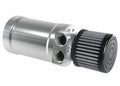 Motion Raceworks Top Loader Billet Oil Catch Can Clear Anodized ( Dual 10 AN Port ) 32-100CLR-Motion Raceworks-Motion Raceworks