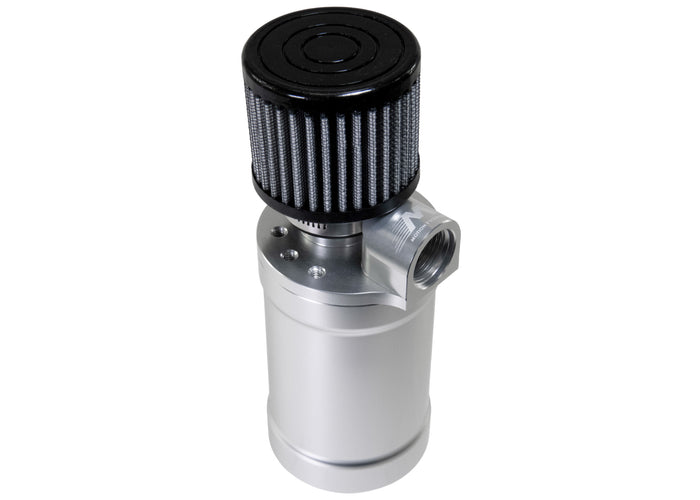 Motion Raceworks Top Loader Billet Oil Catch Can Clear Anodized ( Single 12 AN Port ) - Motion Raceworks